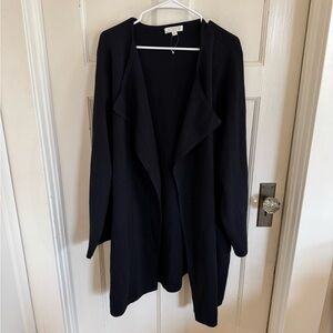 J.crew Juliette black sweater blazer size 3x